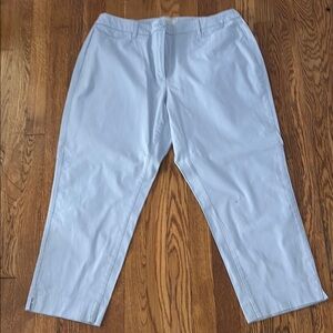 Talbots Women's Light Blue Capris